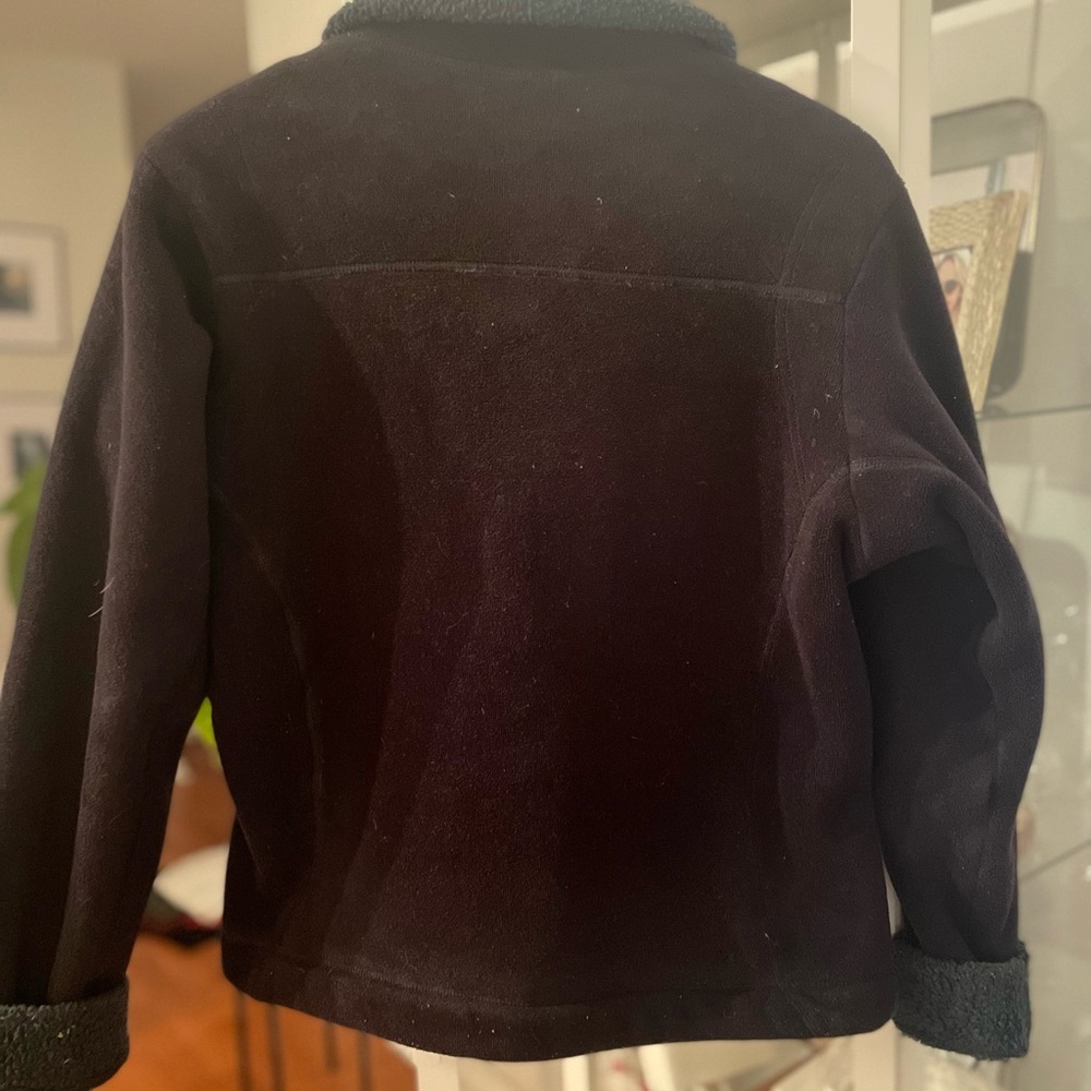 Black womens patagonia jacket, size medium